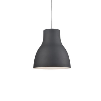 Cradle 24-in Black 1 Light Socket Pendant (461|494224-BK)