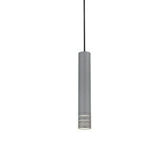 Milca 15-in Gray 1 Light Socket Pendant (461|494502L-GY)
