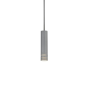 Milca 10-in Gray 1 Light Socket Pendant (461|494502M-GY)