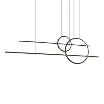 Chute Calypso 56-in Black LED Multi Pendant (461|MP14956-BK)