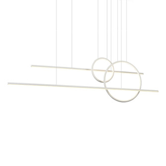 Chute Calypso 56-in White Dimmable LED Multi Pendant (461|MP14956-WH)