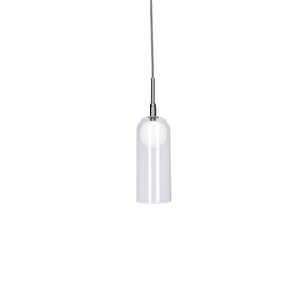 Stylo 4-in Brushed Nickel LED Pendant (461|PD19804-BN)