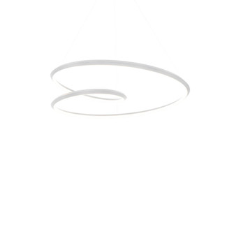 Ampersand 32-in White LED Pendant (461|PD22332-WH)