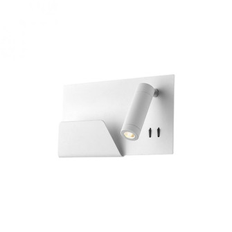 Dorchester 11-in White LED Wall Sconce (461|WS16811R-WH)