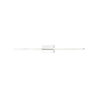 Vega Minor 36-in White Dimmable LED Wall Sconce (461|WS18236-WH)