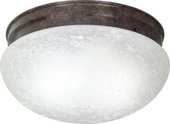2 Light - 12'' Flush with Alabaster Glass - Old Bronze Finish (81|SF76/676)