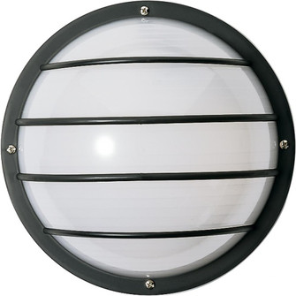 1 Light - 10'' Round Cage Polysynthetic Body and Lens - Black Finish (81|SF77/859)