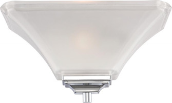 Parker - 1 Light Wall Sconce - Brushed Nickel with Sandstone Etched Glass - Polished Chrome Finish (81|60/5373)