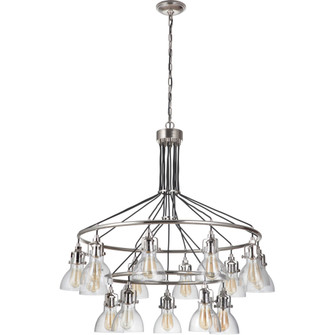 State House 15 Light Chandelier in Polished Nickel (20|51215-PLN)
