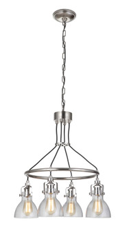 State House 4 Light Chandelier in Polished Nickel (20|51224-PLN)
