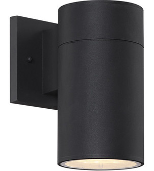 Pillar 1 Light Outdoor LED Wall Lantern in Textured Black (20|ZA2124-TB-LED)