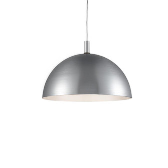 Archibald 32-in Brushed Nickel With Black Detail 1 Light Pendant (461|492332-BN/BK)