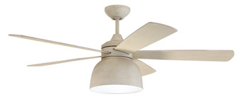 Ventura 52'' 5-Blade Indoor/Outdoor (Damp) Ceiling Fan in Cottage White (20|VEN52CW5)