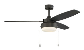 Intrepid 52'' 3-Blade Ceiling Fan in Espresso w/ Espresso/Walnut Blades; Integrated Light Kit (20|INT52ESP3)
