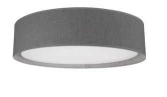 Dalton 16-in Gray LED Flush Mount (461|FM7916-GY)