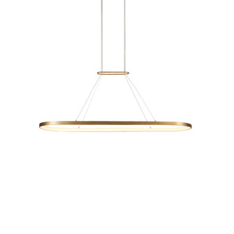 Eerie 47-in Antique Brass Dimmable LED Pendant (461|PD19347-AN)