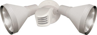 2 Light - 14'' Flood Light- PAR38 with Adjustable Swivel and Motion Sensor - White Finish (81|SF76/530)