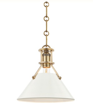 Painted No.2 Pendant (57|MDS351-AGB/OW)