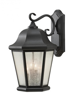 Martinsville traditional 4-light outdoor exterior extra large wall lantern sconce in black finish wi (38|OL5904BK)