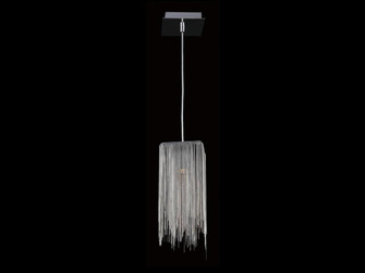 Fountain Ave. 13'' Square Pendant in  Chrome Chain (4450|HF1204-CH)