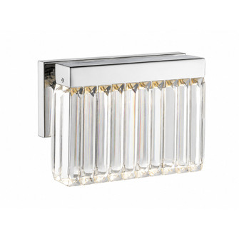 Broadway 10''W LED Wall Sconce in Polished Nickel/Clear Crystal (4450|HF4001-PN)