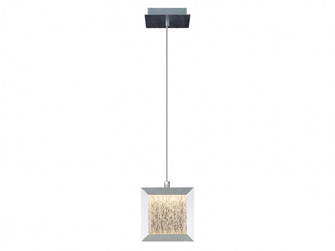 Brentwood 6''W Square LED Pendant in Brushed Aluminum (4450|HF6012-BA)