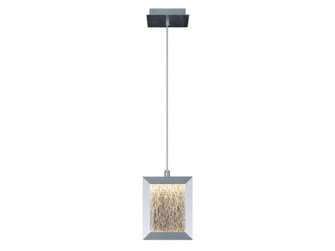 Brentwood 8''W Rectangular LED Pendant in Brushed Aluminum (4450|HF6013-BA)