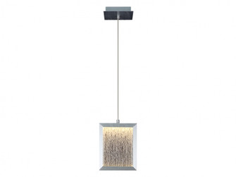 Brentwood 9''W Rectangular LED Pendant in Brushed Aluminum (4450|HF6014-BA)