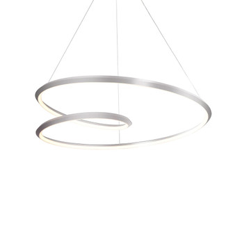 Ampersand 39-in Brushed Nickel LED Pendant (461|PD22339-BN)