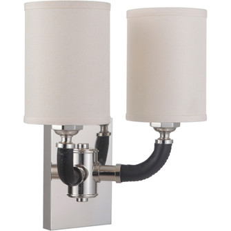 Huxley 2 Light Wall Sconce in Polished Nickel (20|48162-PLN)