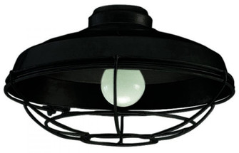 1 Light Wire Cage Light Kit in Flat Black (20|LK984FB)