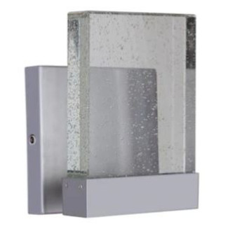 Aria II 1 Light Medium LED Outdoor Wall Mount in Satin Aluminum (20|ZA1210-SA-LED)