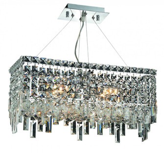 MaxIme 4 Light Chrome Chandelier Clear Royal Cut Crystal (758|V2035D20C/RC)