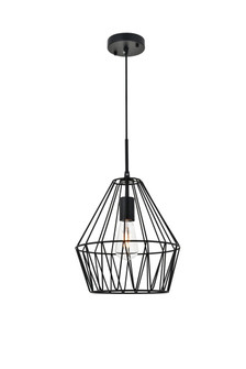 Candor 1 Light Black Pendant (758|LD4008D11BK)