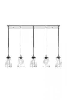 Auspice 5 light chrome Pendant (758|LD4047D46C)