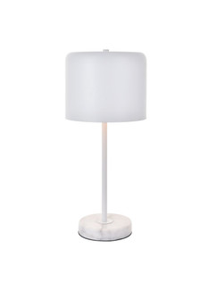 Exemplar 1 Light White Table Lamp (758|LD4075T10WH)