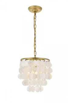 Selene 1 light Brass Pendant (758|LD5050D10BR)