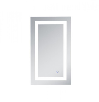 Helios 18in x 30in Hardwired LED mirror with touch sensor and color changing temperature 3000K/4200K (758|MRE11830)