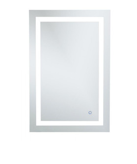 Helios 24in x 36in Hardwired LED mirror with touch sensor and color changing temperature 3000K/4200K (758|MRE12436)