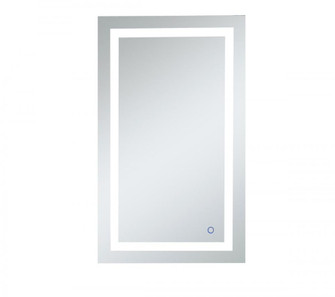 Helios 24in x 40in Hardwired LED mirror with touch sensor and color changing temperature 3000K/4200K (758|MRE12440)