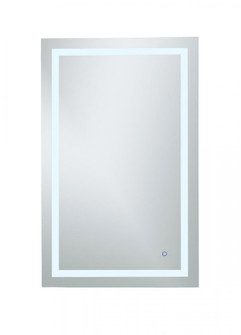 Helios 30in x 48in Hardwired LED mirror with touch sensor and color changing temperature 3000K/4200K (758|MRE13048)