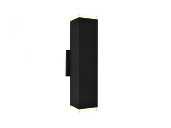 Avenue Outdoor 12'' Sconce in Black with LED Panel (4450|AV9893-BLK)