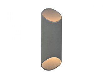 Avenue Outdoor 20'' Cylindrical Sconce in Silver (4450|AV9895-SLV)