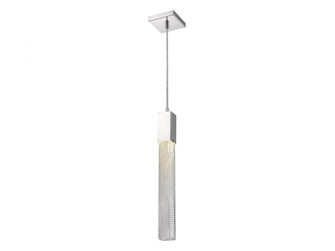Boa Collection 1 Light  Pendant in Polished Chrome with Studded Glass (4450|HF1901-1-BOA-CH)