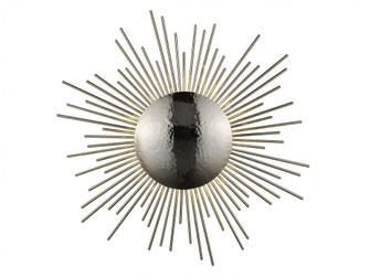 Marquee 22''W LED Wall Sconce in Hammered Polished Nickel (4450|HF5099-HPN)