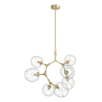 Fairfax 7-Light 30''W Chandelier in Brushed Brass/Clear Glass (4450|HF8070-BB)
