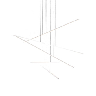 Vega Minor 5 Head White Dimmable LED Multi Pendant (461|MP18205-WH)