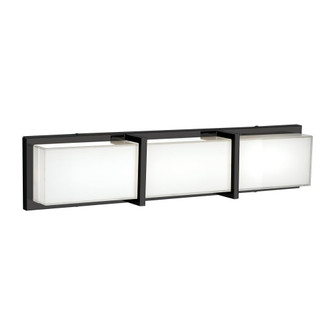 Watford 25-in Black Damp-Rated Dimmable LED Vanity Light (461|701313BK-LED)