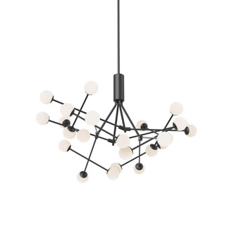 Moto 39-in Black LED Chandeliers (461|CH97139-BK)