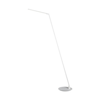 Miter 58-in White LED Floor Lamp (461|FL25558-WH)